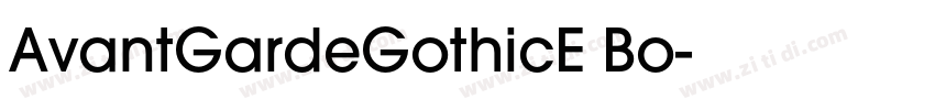 AvantGardeGothicE Bo字体转换